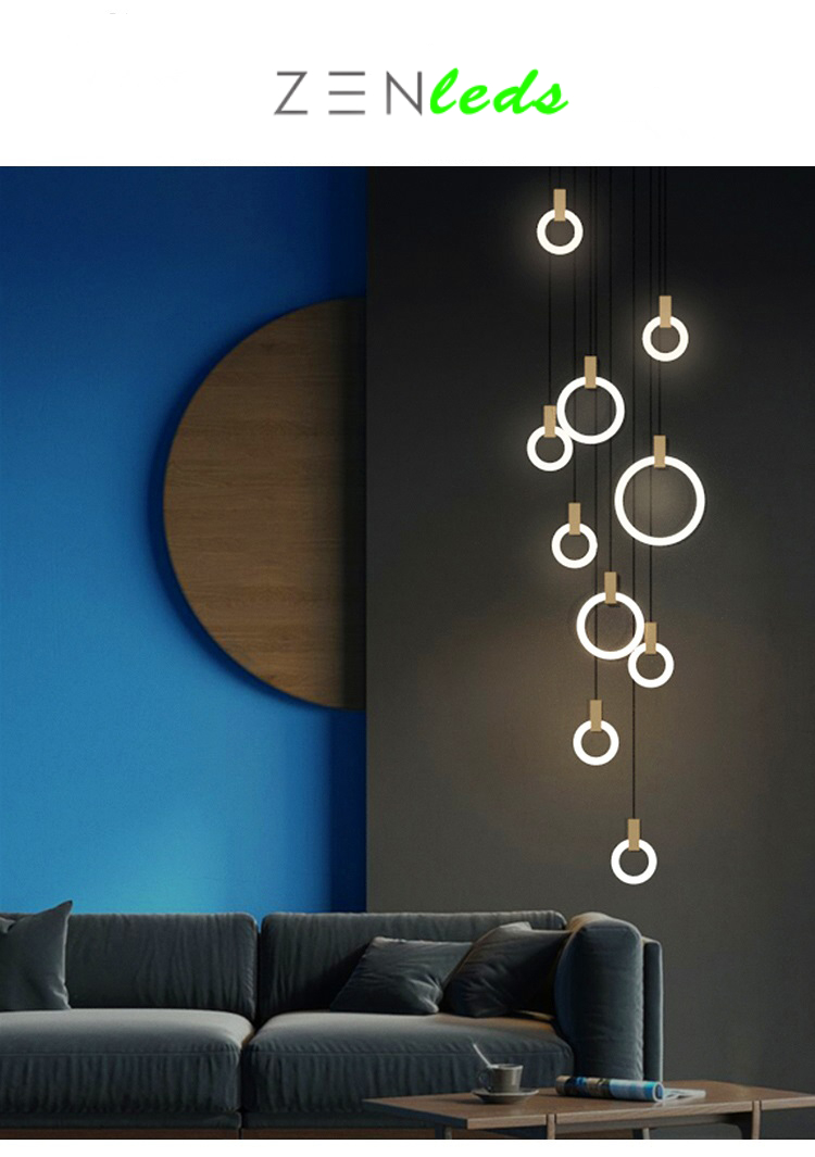 Zen Annulus - Modern LED Chandelier