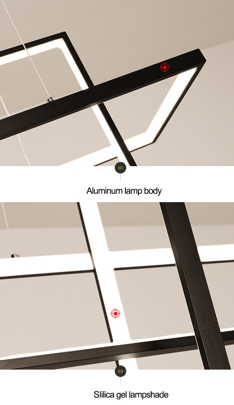 Zen Squarish - Modern Pendant LED