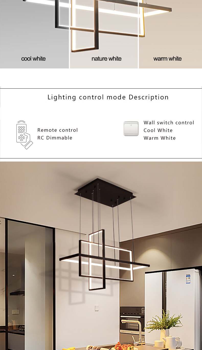 Zen Squarish - Modern Pendant LED