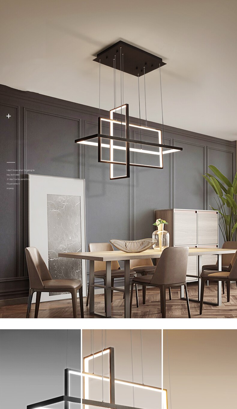 Zen Squarish - Modern Pendant LED