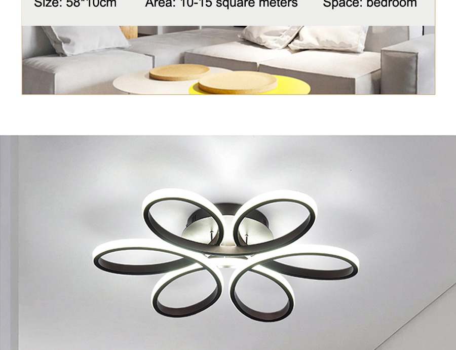Zen Floret - Modern LED Ceiling Chandelier