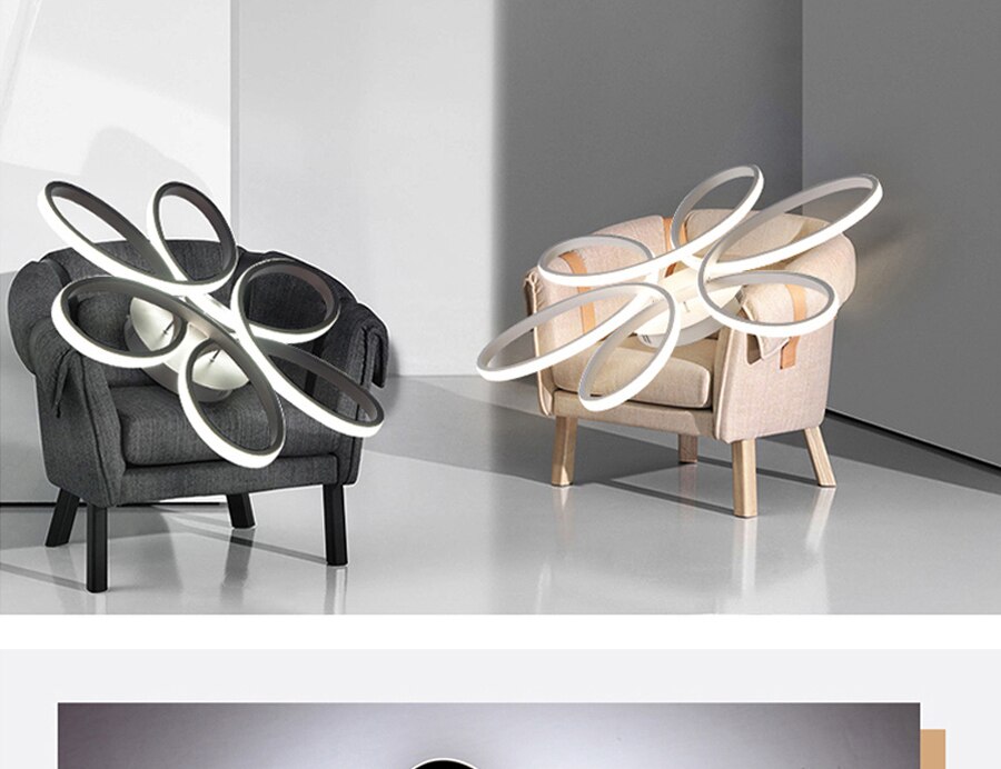 Zen Floret - Modern LED Ceiling Chandelier