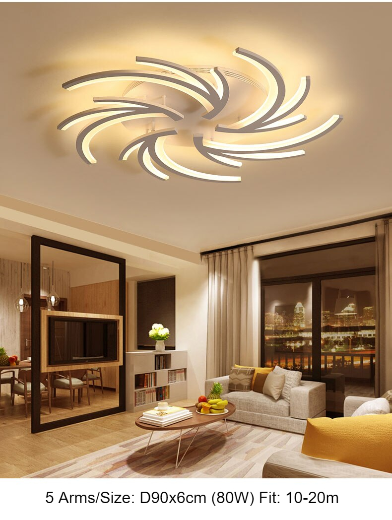 Zen Hurri - Modern LED Ceiling Chandelier