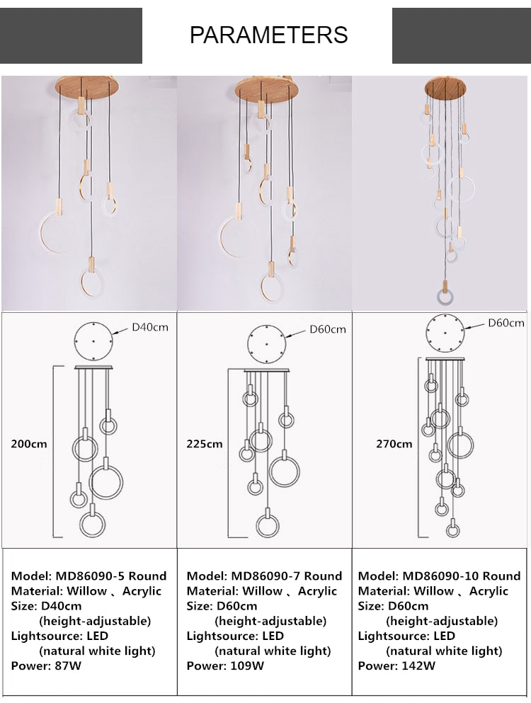 Zen Annulus - Modern LED Chandelier