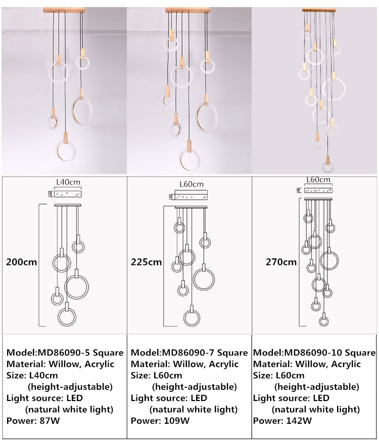 Zen Annulus - Modern LED Chandelier