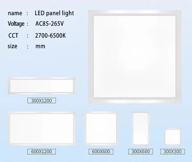 Commercial Embedded Panel Light 600X600 600X1200 300X1200 Aluminum Backlight Panel Led Panel Light Commercial Embedded Panel Light 600X600 600X1200 300X1200 Aluminum Backlight Panel Led Panel Light